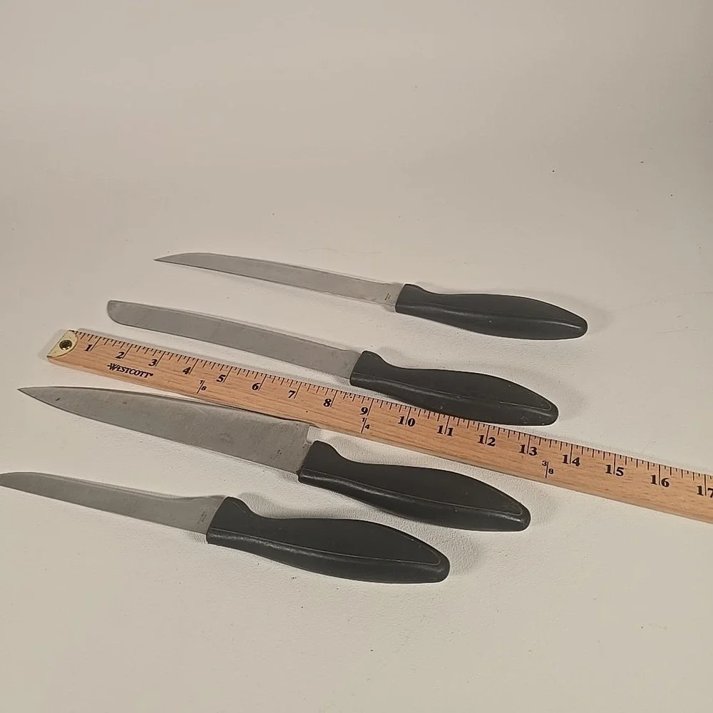 4 Chefmate Long‎ Knives - Carver, Boning, Bread & Chef